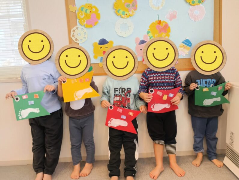 製作・鯉のぼり